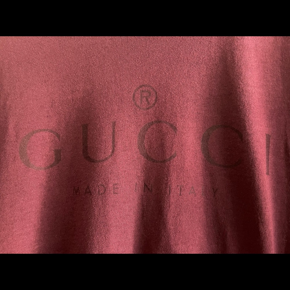 Gucci Logo T-Shirt from the Gucci Store in Livermore, CA Fits like a Medium Mens